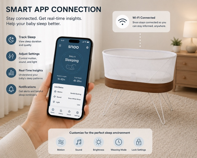 SNOO Smart Sleeper Bassinet - Image 3