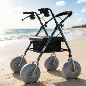 DeBug Aluminum Beach Walker Rental — Built for Sand & Loose Terrain